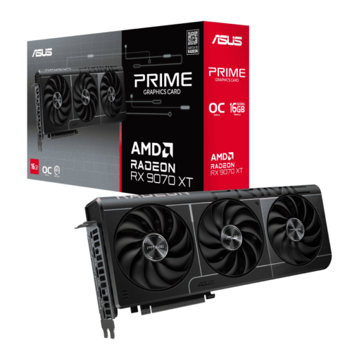 ASUS Prime Radeon RX 9070XT OC Edition 16GB GDDR6 Graphics Card