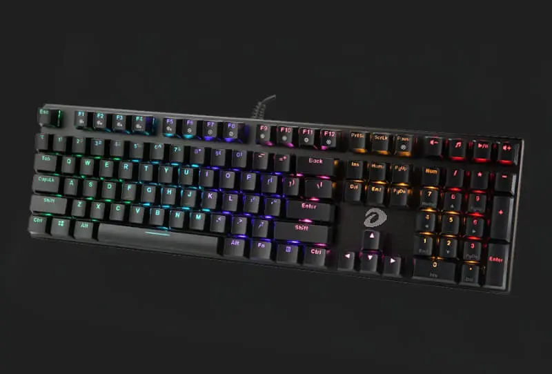 DAREU EK810 Multi-Led Black Gaming Keyboard - Fullsize 108 Keys, USB 2.0 16 EK810 3