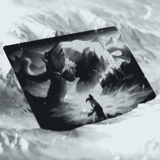 Tekkusai The Beast (500 x 450 x 2.5 mm) Glass Mouse Pad