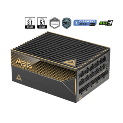 MSI MEG Ai1600T ATX 3.1 PCIE 5.1 PSU - 1600W, 80 plus Titanium, full-modular, Dual 12V-2x6 Cable