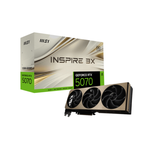 MSI GeForce RTX 5070 12G INSPIRE 3X OC Graphics Card