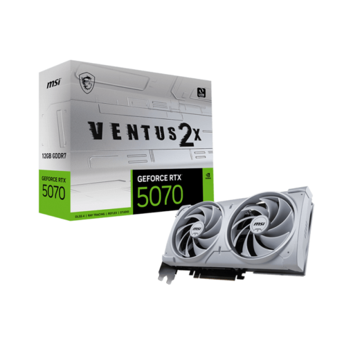 MSI GeForce RTX 5070 12G VENTUS 2X OC WHITE Graphics Card