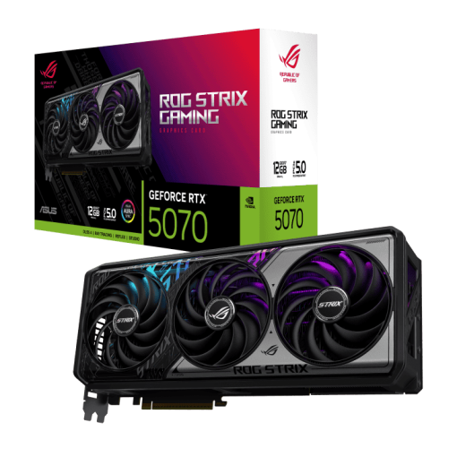 ASUS ROG Strix GeForce RTX 5070 12GB GDDR7 (ROG-STRIX-RTX5070-12G-GAMING) Graphics Card