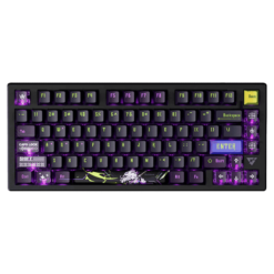 ATK RS7 Pro 8Khz Rapid Trigger Magnetic Switch Gaming Keyboard - 75%, Gateron Magnetic Jade Switch, Black Poron Foam Padding, Black Ice Crystal Weight