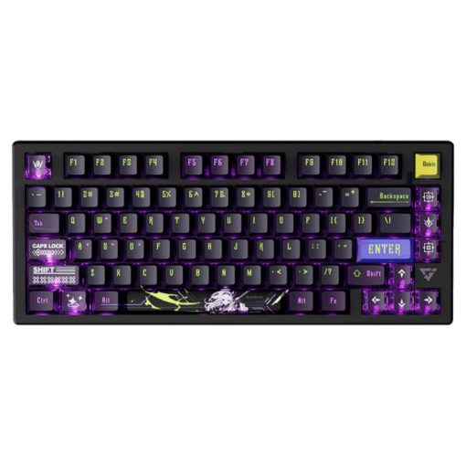 ATK RS7 Pro 8Khz Rapid Trigger Magnetic Switch Gaming Keyboard - 75%, Gateron Magnetic Jade Switch, Black Poron Foam Padding, Black Ice Crystal Weight