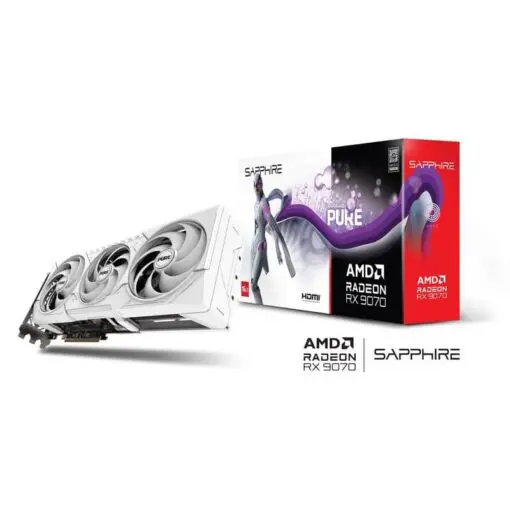 SAPPHIRE PURE AMD Radeon™ RX 9070 GAMING OC 16GB (11349-02-20G) Graphics Card
