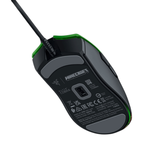 Razer Cobra Minecraft Edition Gaming Mouse - 58g, Razer™ Optical Mouse Switches Gen-3, Chroma Lighting