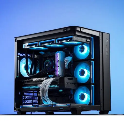 JONSBO TF2-360SC (BN) Black AIO Liquid Cooling - 2.1 inches IPS LCD Screen, 360mm radiator