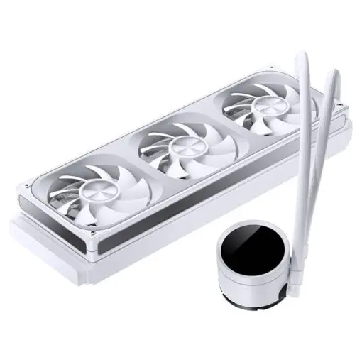 JONSBO TH-360 White AIO Liquid Cooling - 360mm radiator, Single Frame Unit 3x120mm 3Pin ARGB Fans