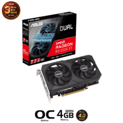 ASUS Dual Radeon RX 6500 XT V2 OC Edition 4GB GDDR6 Graphics Card