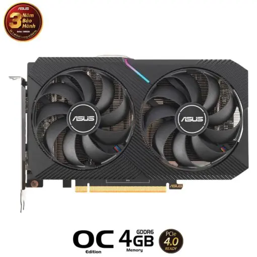 ASUS Dual Radeon RX 6500 XT V2 OC Edition 4GB GDDR6 Graphics Card