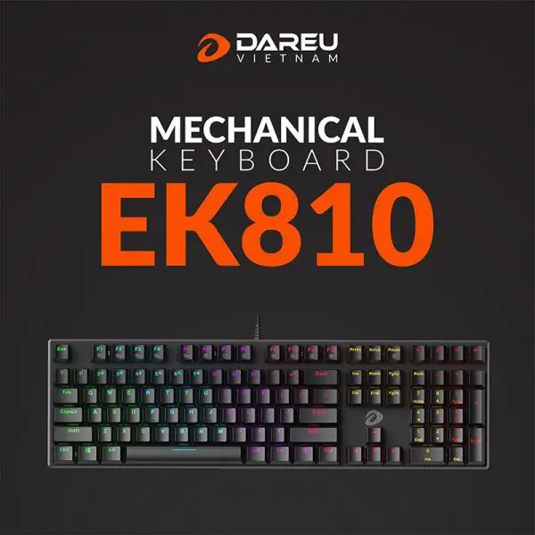 DAREU EK810 Multi-Led Black Gaming Keyboard - Fullsize 108 Keys, USB 2.0 15 ban phim co dareu ek810 black 04 600x600 1
