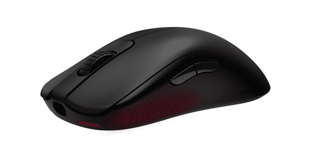 ZOWIE FK2-DW Wireless Ergonomic Gaming - 65g, Matte Black, M Size (125.1 x 64.9 x 36.4 mm) 21 faster mouse lifting
