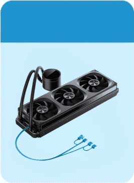 JONSBO TH-360 Black AIO Liquid Cooling - 360mm radiator, Single Frame Unit 3x120mm 3Pin ARGB Fans 25 feature 2 2
