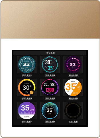 JONSBO TF2-360SC (BI) Black AIO Liquid Cooling - 2.1 inches IPS LCD Screen, 360mm radiator, 3x120mm ARGB Fans 45 feature 4