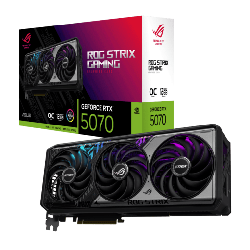 ASUS ROG Strix GeForce RTX 5070 OC Edition 12GB GDDR7 (ROG-STRIX-RTX5070-O12G-GAMING) Graphics Card