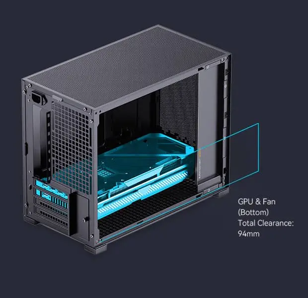 Jonsbo D32 PRO Black M-ATX Case 65 slide 1 5