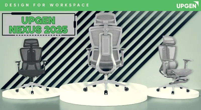 Upgen Nexus 2025 (Black/Grey) lưới Matrex Comfort USA Ergonomic Chair 20 1 7