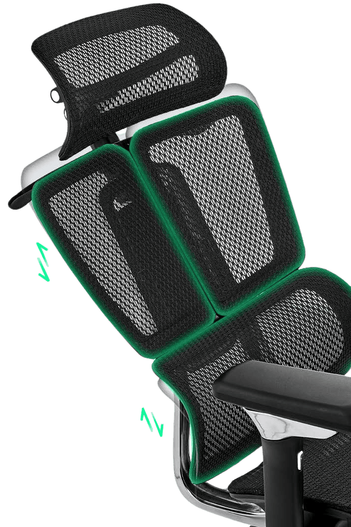 Upgen Nexus 2025 (Black/Grey) lưới Matrex Comfort USA Ergonomic Chair 22 2