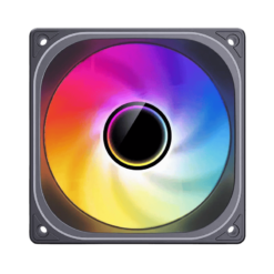 JONSBO ZB-120B Black Fan Case - 1x120mm 3Pin ARGB Fans, PWM, 4-Sides Infinity Mirror