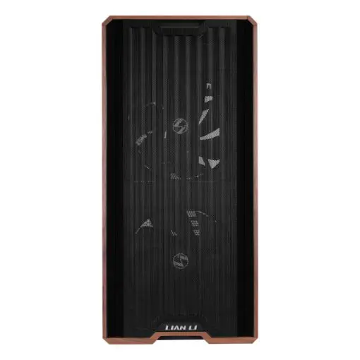 Lian Li LANCOOL 217 Black Case - 170mm ARGB front fans, wood panels, USB Type-C Port, Tempered Glass Side Panel