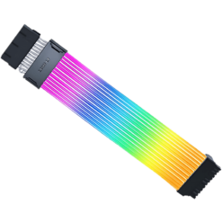 Lian Li Strimer Wireless 24P No Controller (PW24-1W) Addressable RGB Power Extension Cable - 260mm, 12 x light guide