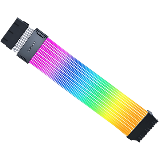 Lian Li Strimer Wireless 24P No Controller (PW24-1W) Addressable RGB Power Extension Cable - 260mm, 12 x light guide