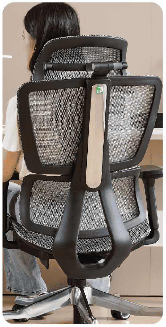Upgen Revolution 2025 (Black/Grey) lưới Matrex Comfort USA Ergonomic Chair 32 4 1 1