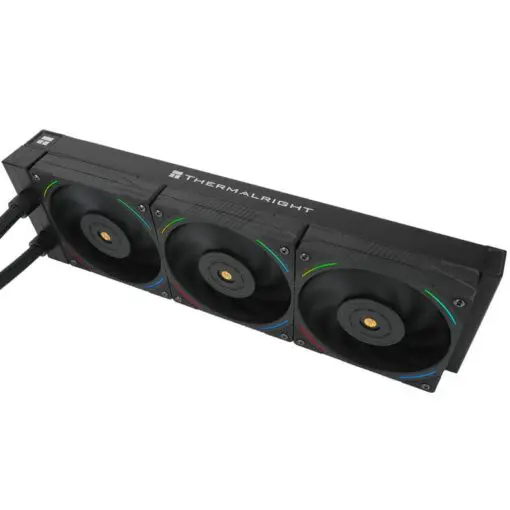 THERMALRIGHT Hyper Vision 360 ARGB Black AIO Liquid CPU Cooler - Black, IPS LCD Screen (480x480 Res), 360mm Radiator, ARGB