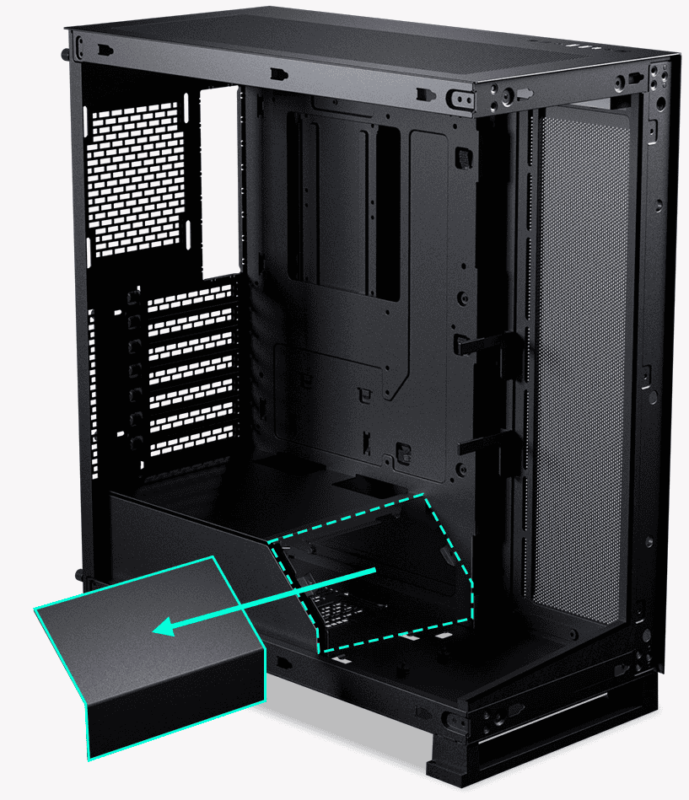 Phanteks NV5S White ATX Tempered Glass Mid-Tower Case 28 6 1 1