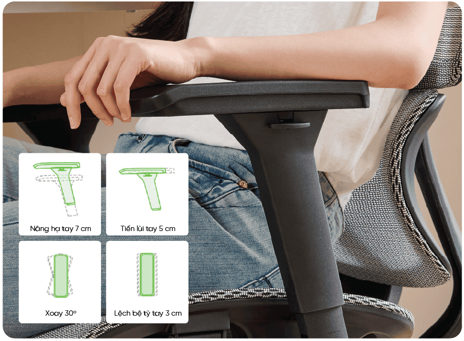 Upgen Revolution 2025 (Black/Grey) lưới Matrex Comfort USA Ergonomic Chair 39 6 1 2