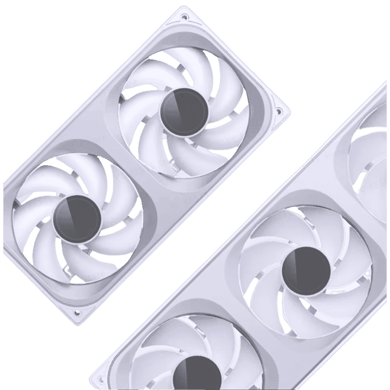 JONSBO ZB-360BR Black Fan Case - 3in1, 3x120mm 3Pin Reverse ARGB Fans, PWM, 4-Sides Infinity Mirror 44 7 2