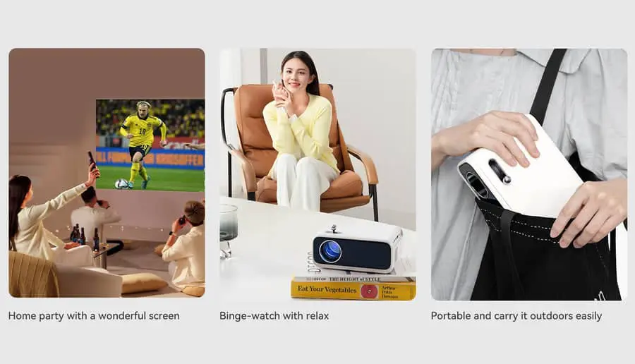 WANBO Mini Pro Portable Projector - Android 9.0 27 9 1537d1c6 eb40 45c8 89b8 ddff847bc9a6