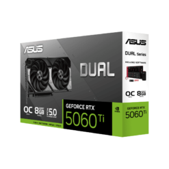 ASUS Dual GeForce RTX 5060Ti 8GB GDDR7 OC Edition (DUAL-RTX5060TI-O8G) Graphics Card 19 ASUS Dual GeForce RTX 5060Ti 8GB GDDR7 OC Edition pic 1