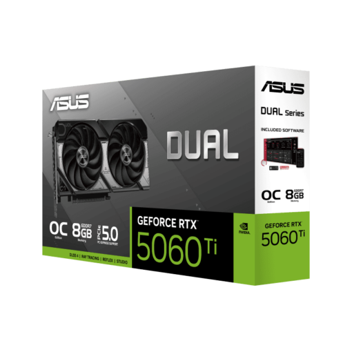 ASUS Dual GeForce RTX 5060Ti 8GB GDDR7 OC Edition (DUAL-RTX5060TI-O8G) Graphics Card