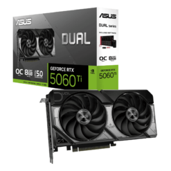 ASUS Dual GeForce RTX 5060Ti 8GB GDDR7 OC Edition (DUAL-RTX5060TI-O8G) Graphics Card