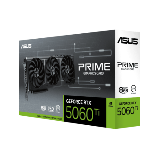 ASUS PRIME GeForce RTX 5060Ti 8GB GDDR7 (PRIME-RTX5060TI-8G) Graphics Card