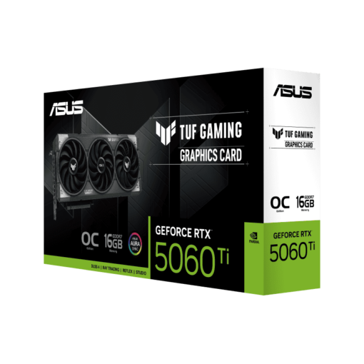 ASUS TUF Gaming GeForce RTX 5060Ti 16GB GDDR7 OC Edition (TUF-RTX5060TI-O16G-GAMING) Graphics Card