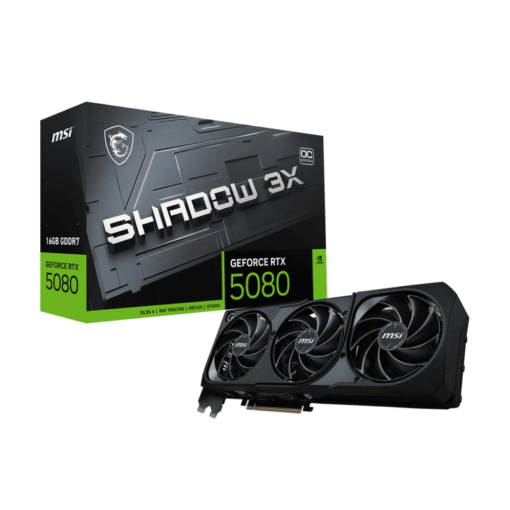 MSI GeForce RTX 5080 16G SHADOW 3X OC Graphics Card
