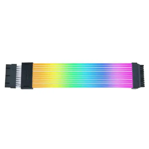 Lian Li Strimer Wireless 24P Controller Included (PW24-1W-T) Addressable RGB Power Extension Cable - 260mm, 12 x light guide