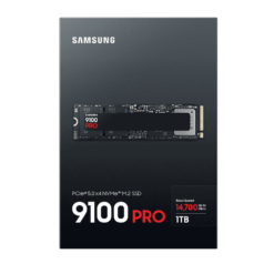 Samsung 9100 Pro 1TB (MZ-VAP1T0BW) SSD - PCIe® 5.0 x4, NVMe™ 2.0 interface, M.2 (2280) form factor, 14700 MB/s read, 13300 MB/s write 13 Samsung 9100 Pro pic 5