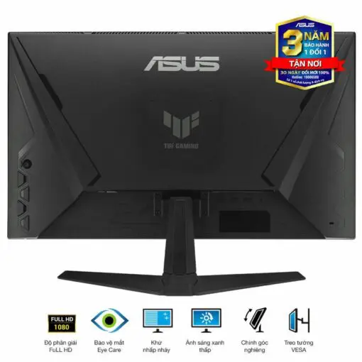 ASUS TUF Gaming VG249QE5A Monitor - 24 inch, Full HD (1920 x 1080), 146Hz (above 144Hz), IPS, ELMB Sync, 1ms MPRT, Stereo speaker
