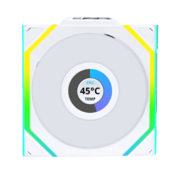 Trang chủ 27 Lian Li UNI FAN SL Wireless LCD 120 Single White Fan (12SLLCD1W1W) - 1x 120mm fans, 1.6" LCD Display