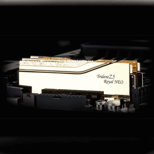 G.Skill Trident Z5 Royal Neo Gold 96GB (2x48GB) Memory Kit - AMD EXPO, 6000MHz CL28 (F5-6000J2836F48GX2-TR5NG)