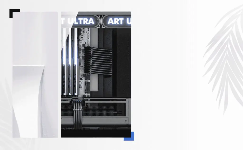 QC.Art HM1 Sea View M-ATX Tower Case 40 4 1 3