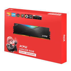 ADATA XPG LANCER RGB 64GB Memory Kit - Black, 64GB(2 x 32GB) 6000MHz CL30 DDR5 (AX5U6000C3032G-DCLARBK) 11 ADATA LANCER RGB BLACK DDR5 DRAM MODULE pic 3