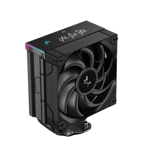 Deepcool AK400 DIGITAL PRO CPU Air Cooler - Black, 4 Heatpipes, Multi-data point screen, ARGB LED strips, FT12 SE PWM fans