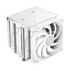 Deepcool AK620 DIGITAL PRO WH CPU Air Cooler - White, 6 Heatpipes, Dual Tower, Multi-data point screen, 260W TDP, 2x FT12 SE PWM fans