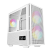 DEEPCOOL CH360 DIGITAL WH - White High Airflow Reimagined M-ATX Case
