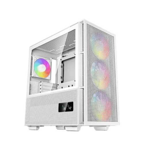DEEPCOOL CH560 DIGITAL WH - White High Airflow Reimagined E-ATX Case